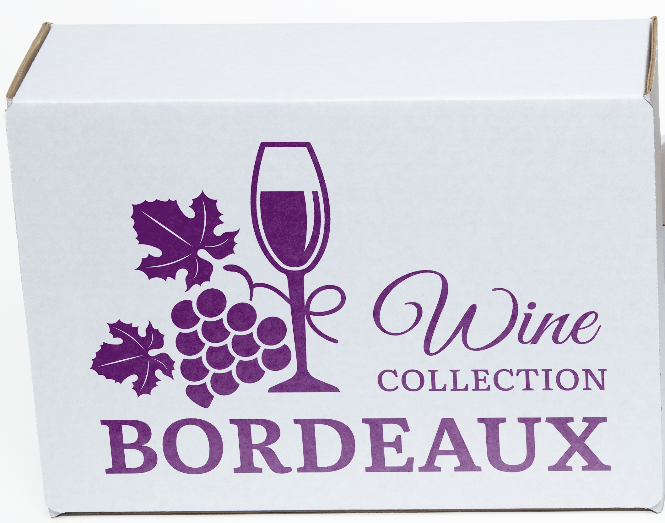 One Color White Display Mailer Box w/Outside Imprint (12" x 9" x 4")