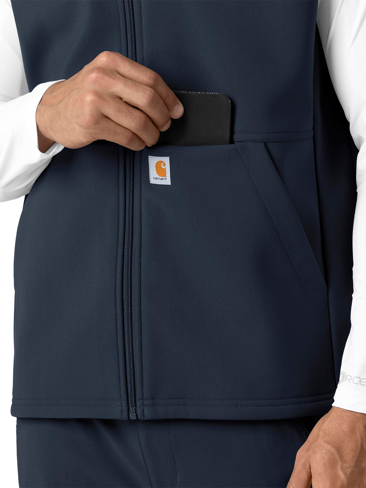 Carhartt Scrubs - Rugged Flex Peak - Men's Four-Pocket Bonded Fleece Vest 3