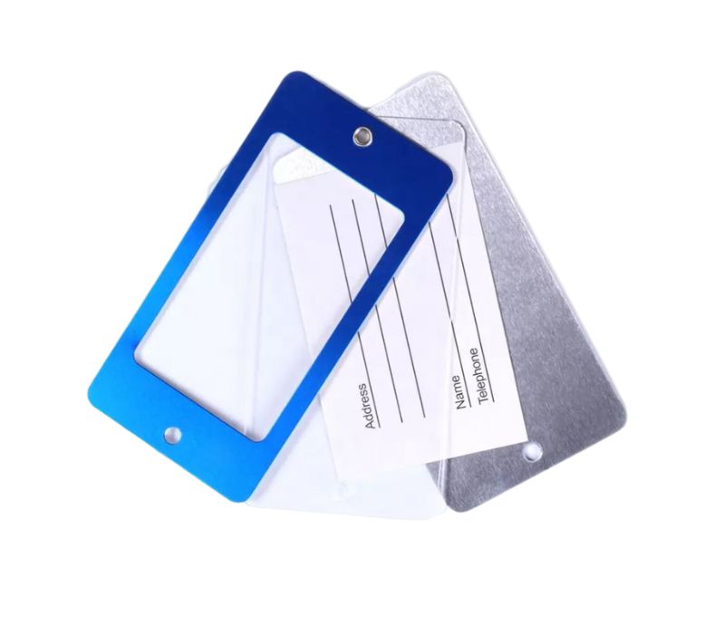 Aluminum Acrylic Luggage Tag 2