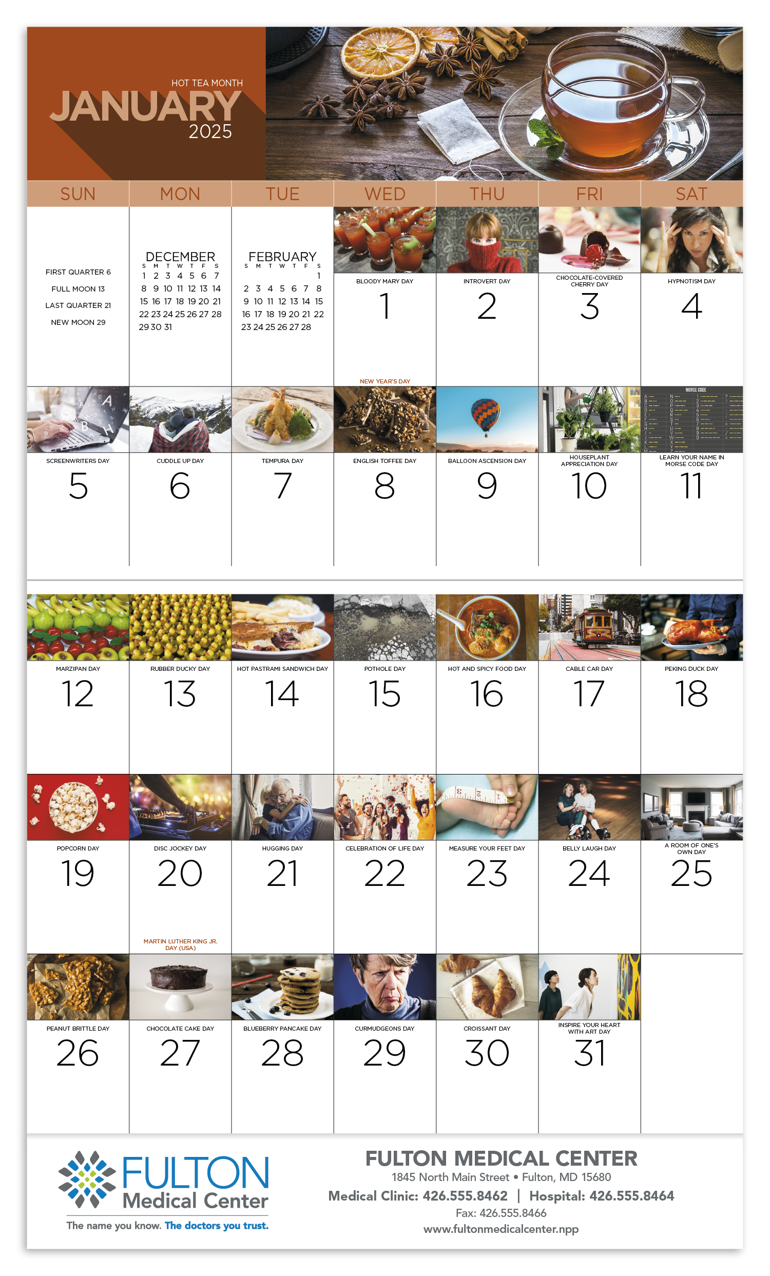 Good Value™ National Day - Stapled Calendar 15