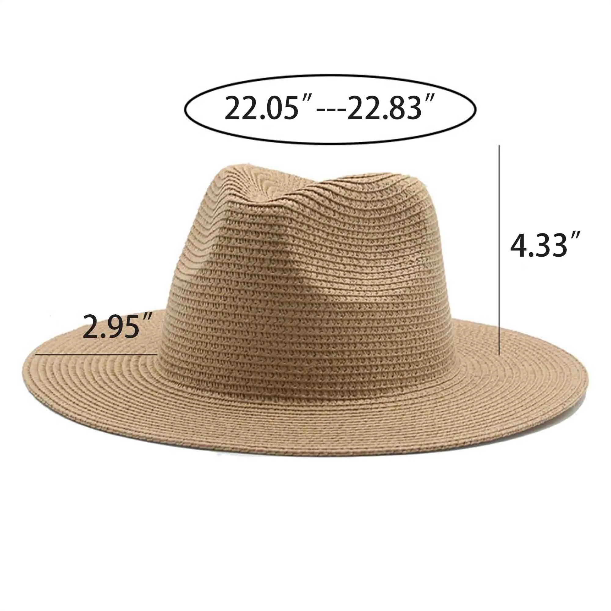 Wide Brim Straw Beach Hat 2