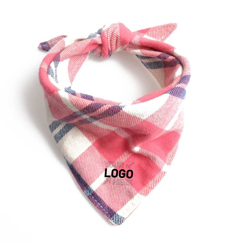 Large Solid Full Color Dog Triangle Bandanna 5