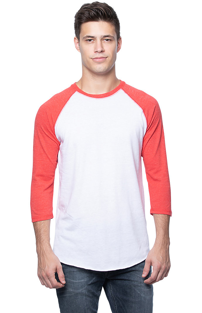 Unisex Triblend Raglan Baseball Shirt 2