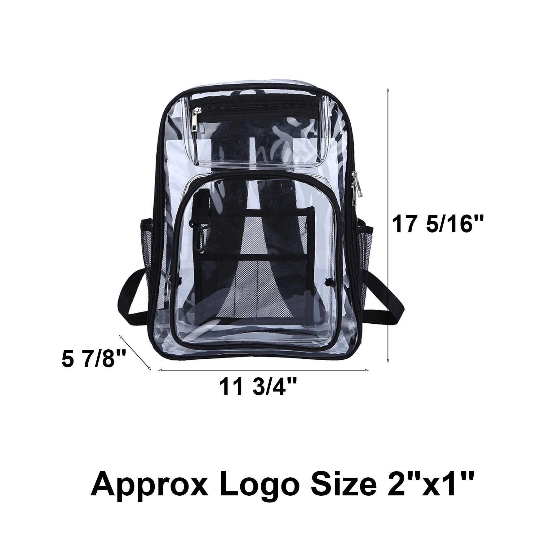 Clear Heavy Duty PVC Transparent Backpack 2