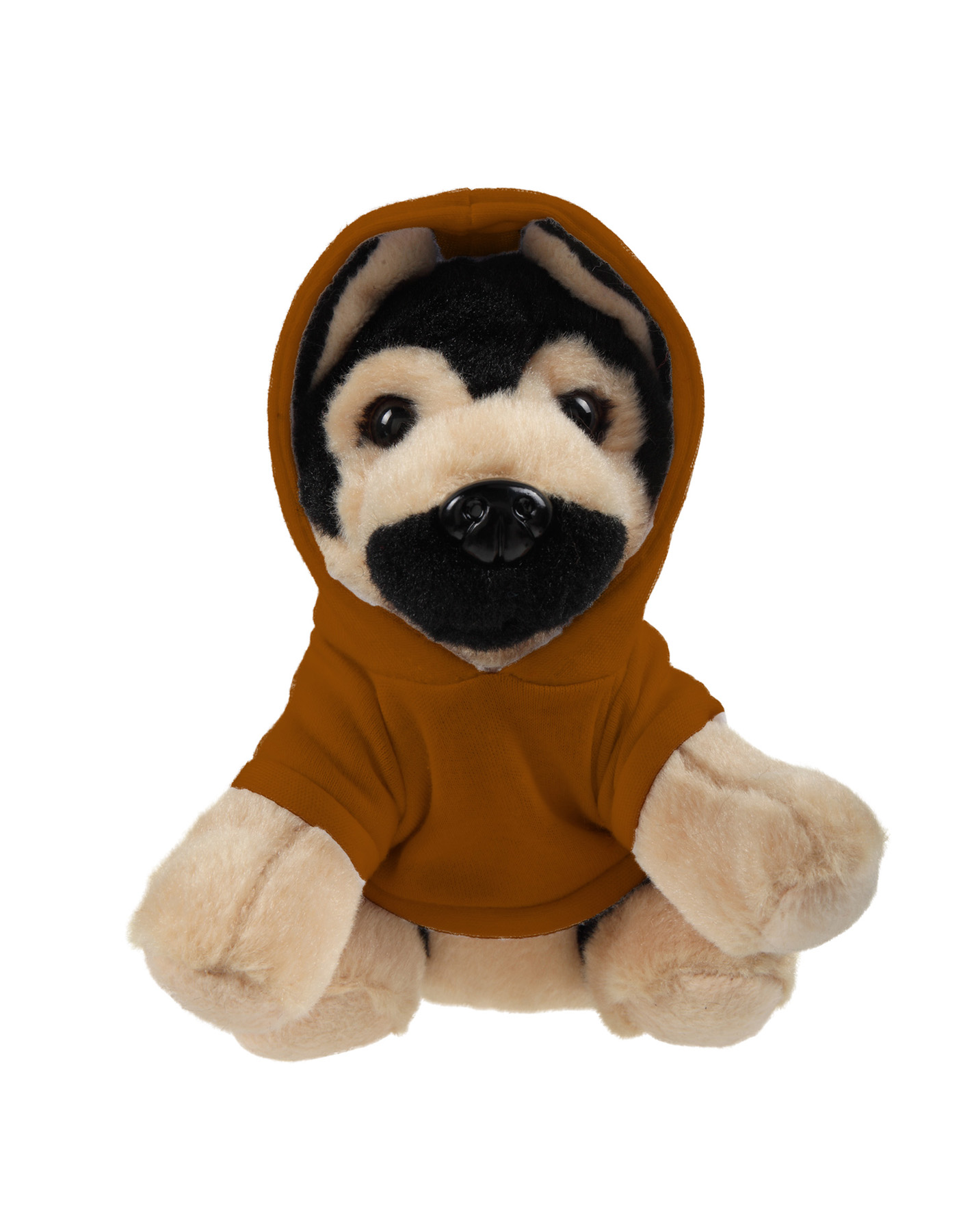 Soft Plush Sitting German Shepard wearing a Hoodie 5
