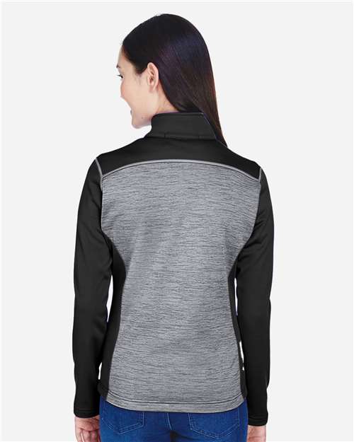 Women's Newbury Colorblock Mélange Fleece Full-Zip Jacket - DG796W 17