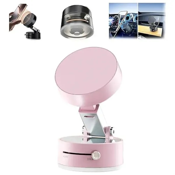 Foldable Magnetic Phone Holder with Vacuum Mount Stand 5