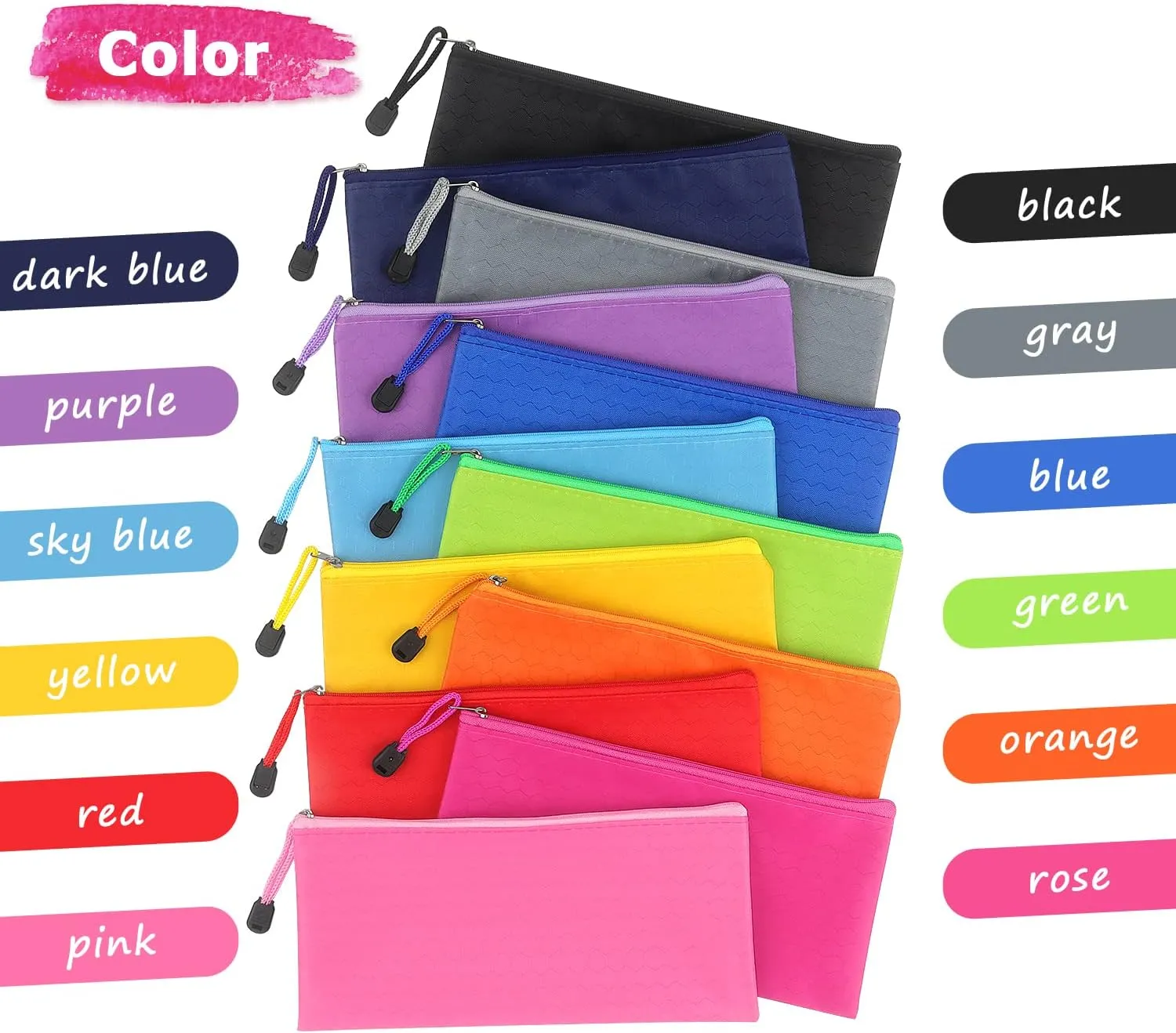 Zipper Pencil Pouches 3