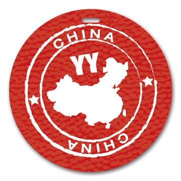 Full Color Write On Tag (Circle 4.5")