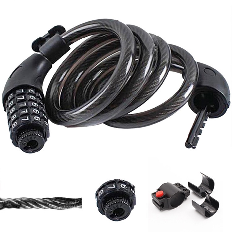 Bike Lock Cable with Combination 3