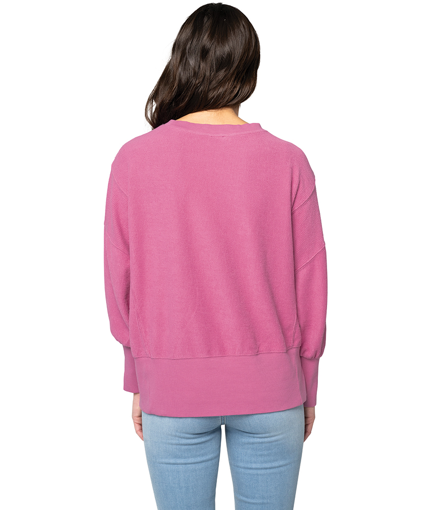 Women's Camden Spliced Crew Neck Sweatshirt 18