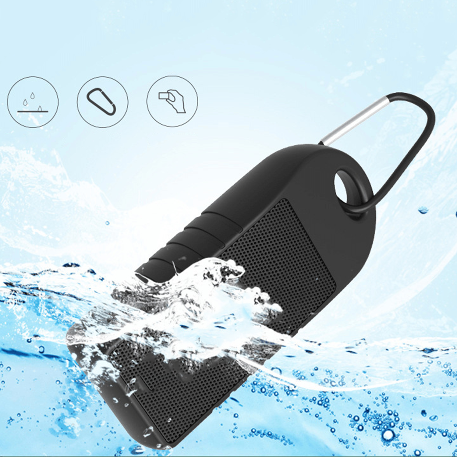 Portable Speaker w/ Carabiner 2