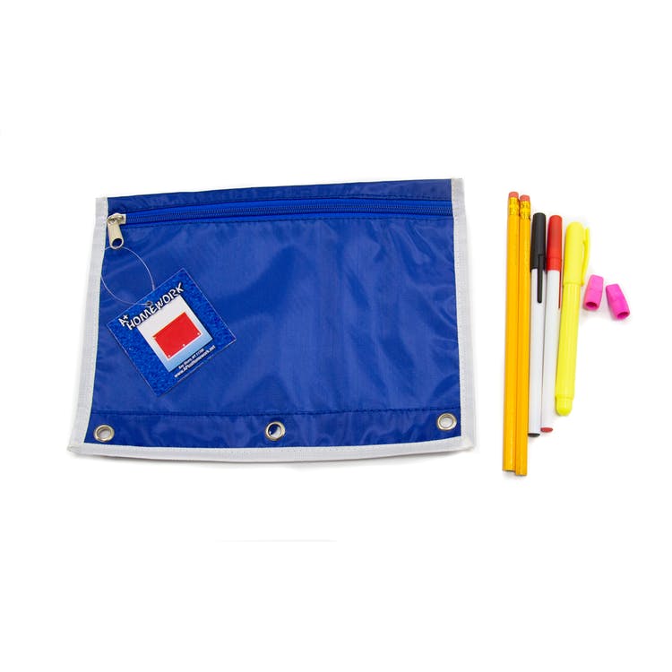 Pencil Pouch Middle School Supply Kit - 8 Pieces Prefilled 2