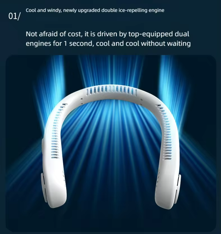 Hanging 5 Speeds Adjustable Neck Fan Box 5