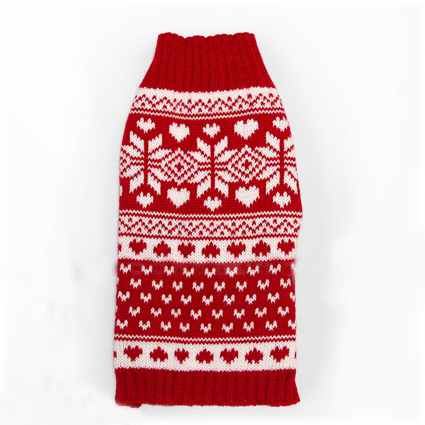 Christmas Halloween Decoration Pet Dog Knitted Warm Sweaters 2