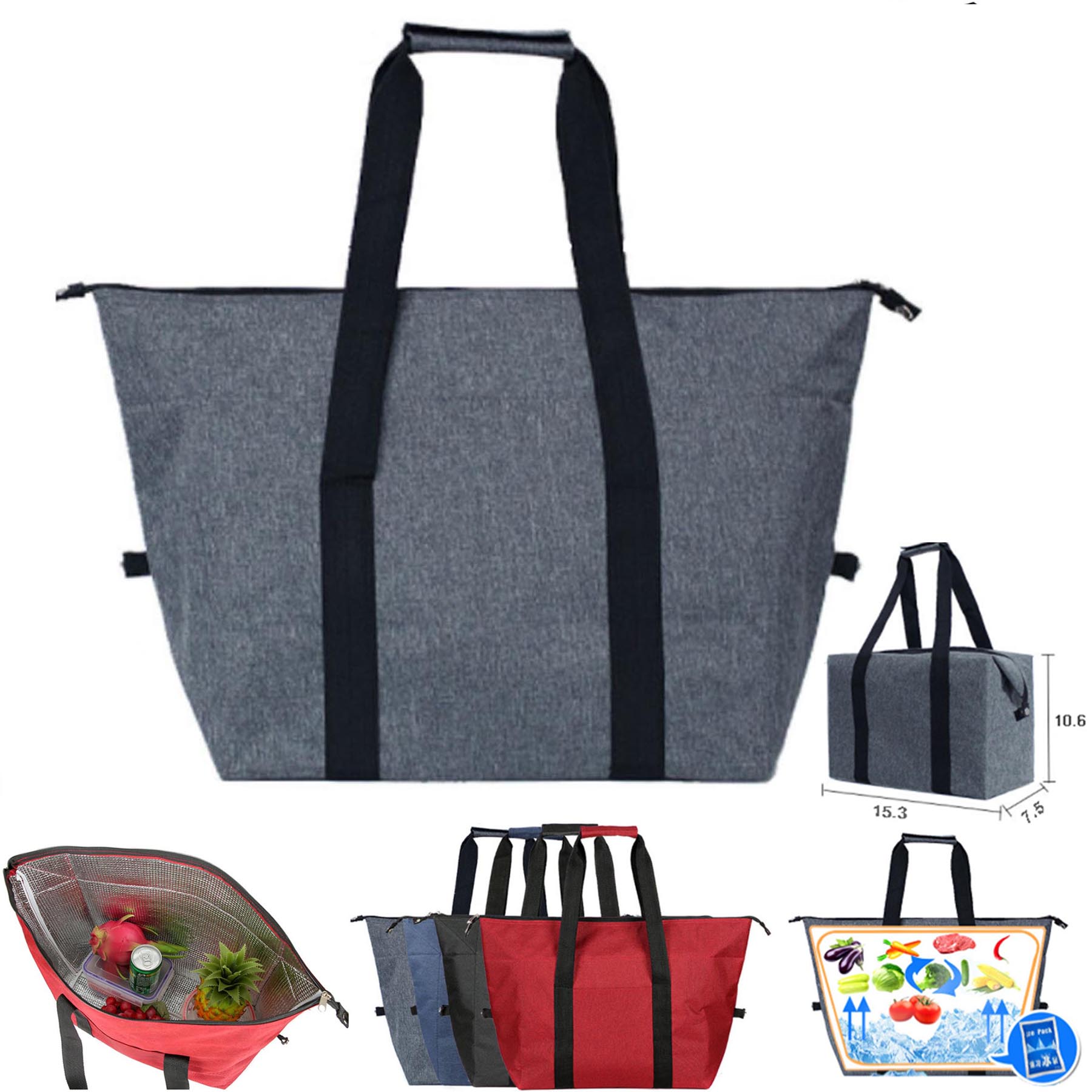 Reusable Insulated Shopping Cooler Bag 2