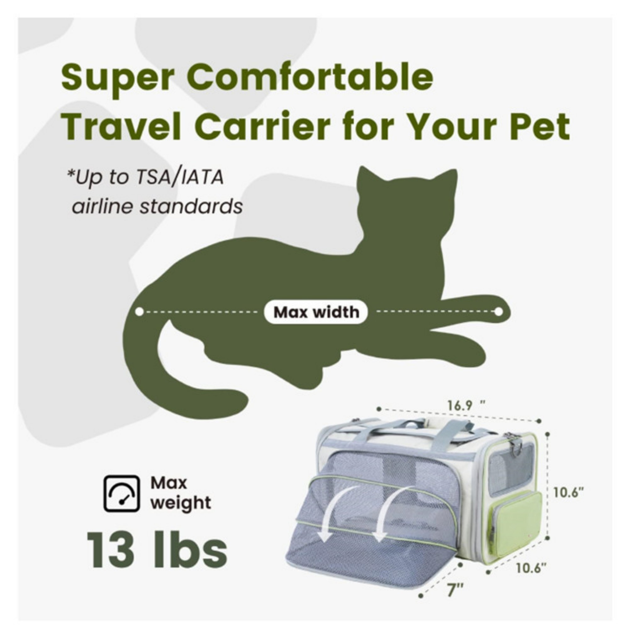 Foldable Expandable Pet Carrier 7
