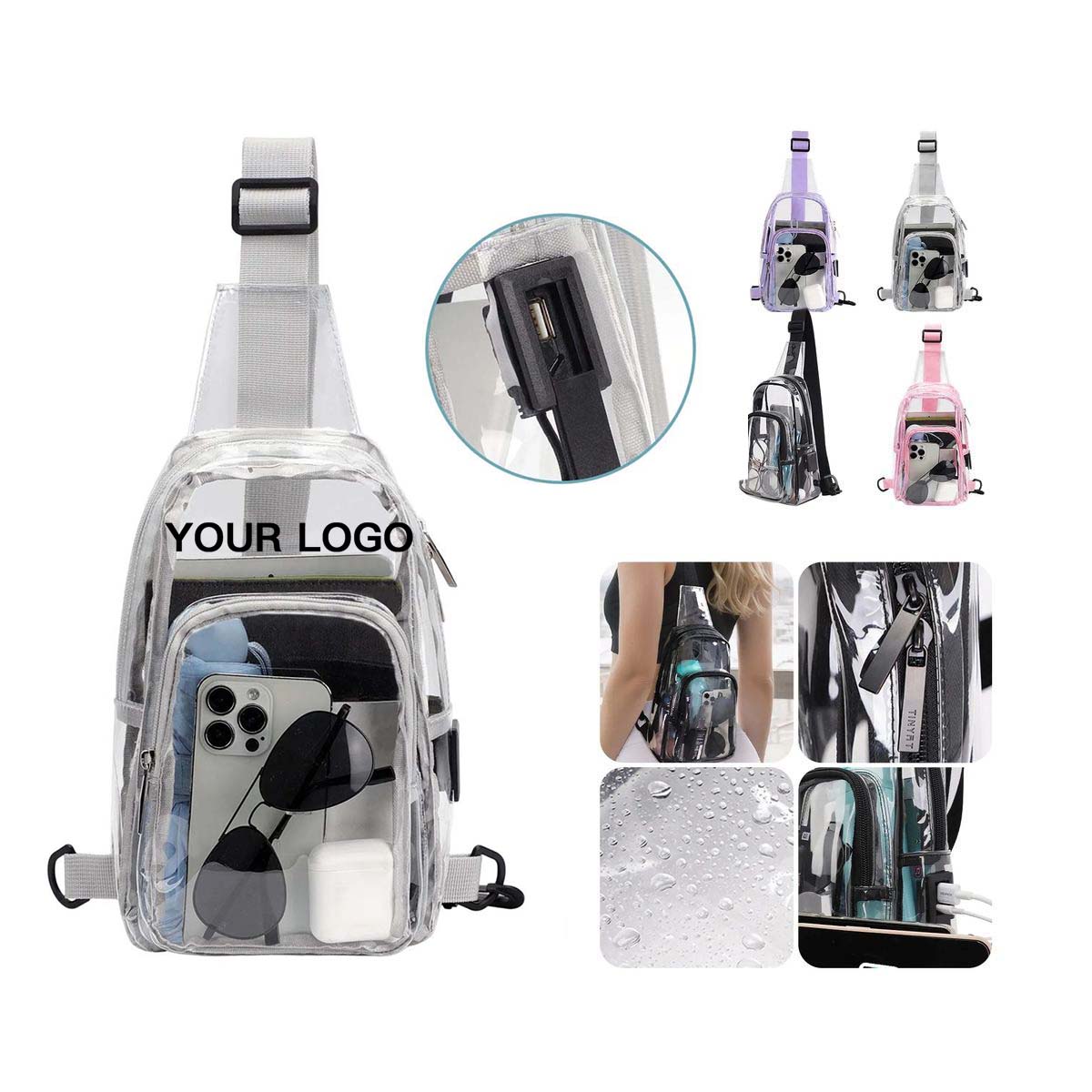 Durable Waterproof Crossbody Bag for Travel 8