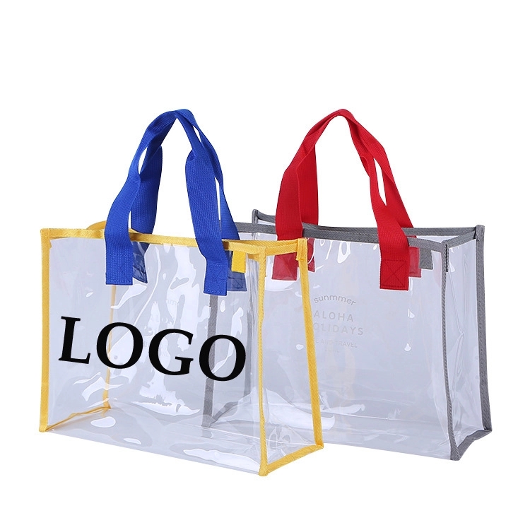 Custom Transparent PVC Tote Bag 7