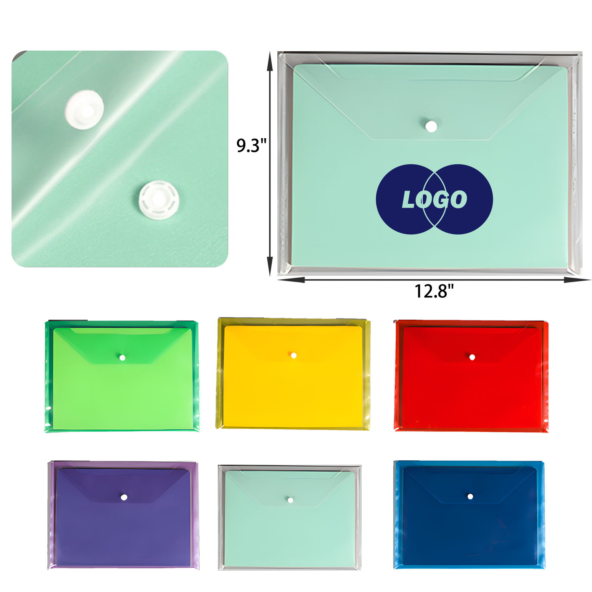 Lightweight A4 Transparent Folder Document Bag 5