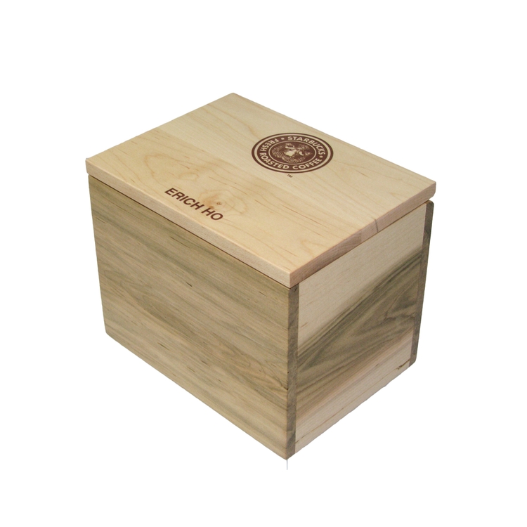 Wood Presentation Box, 7.75 x 5.75 x 6.25" 10