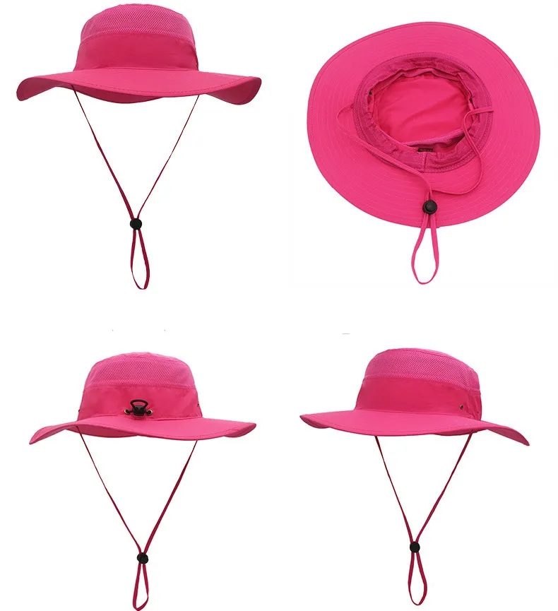 Wide Brim UV Protection Sun Bucket Hat 7