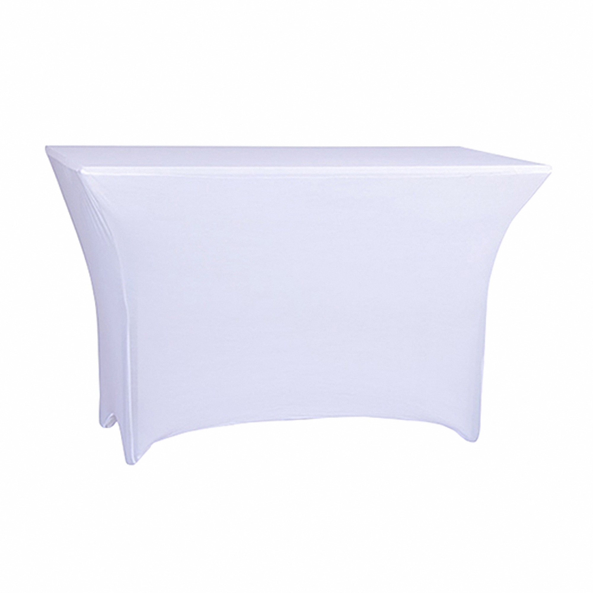 4' Soft Stretchy Fitted Table Cover 4