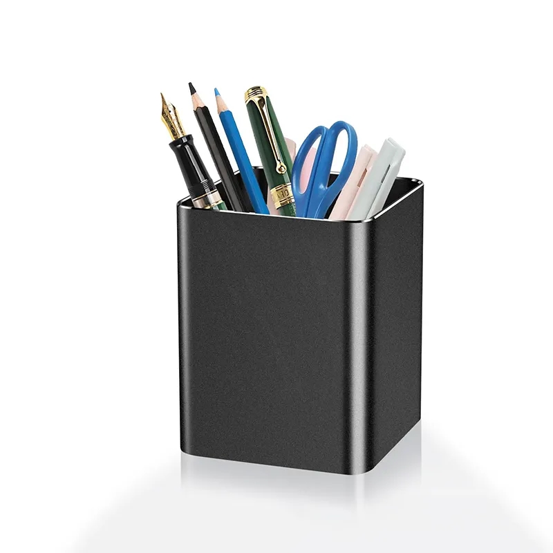 Square Pen Holder Desktop Pencil Cup 2