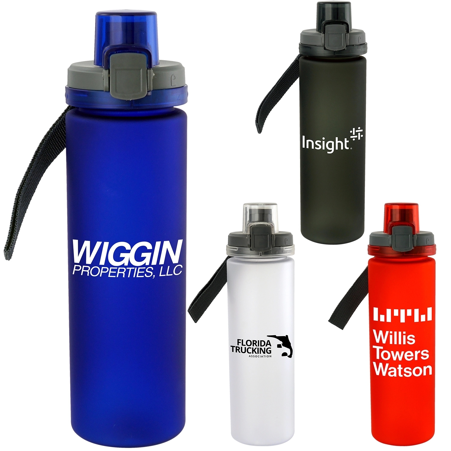 LOCKING LID 24OZ FROSTED BOTTLE