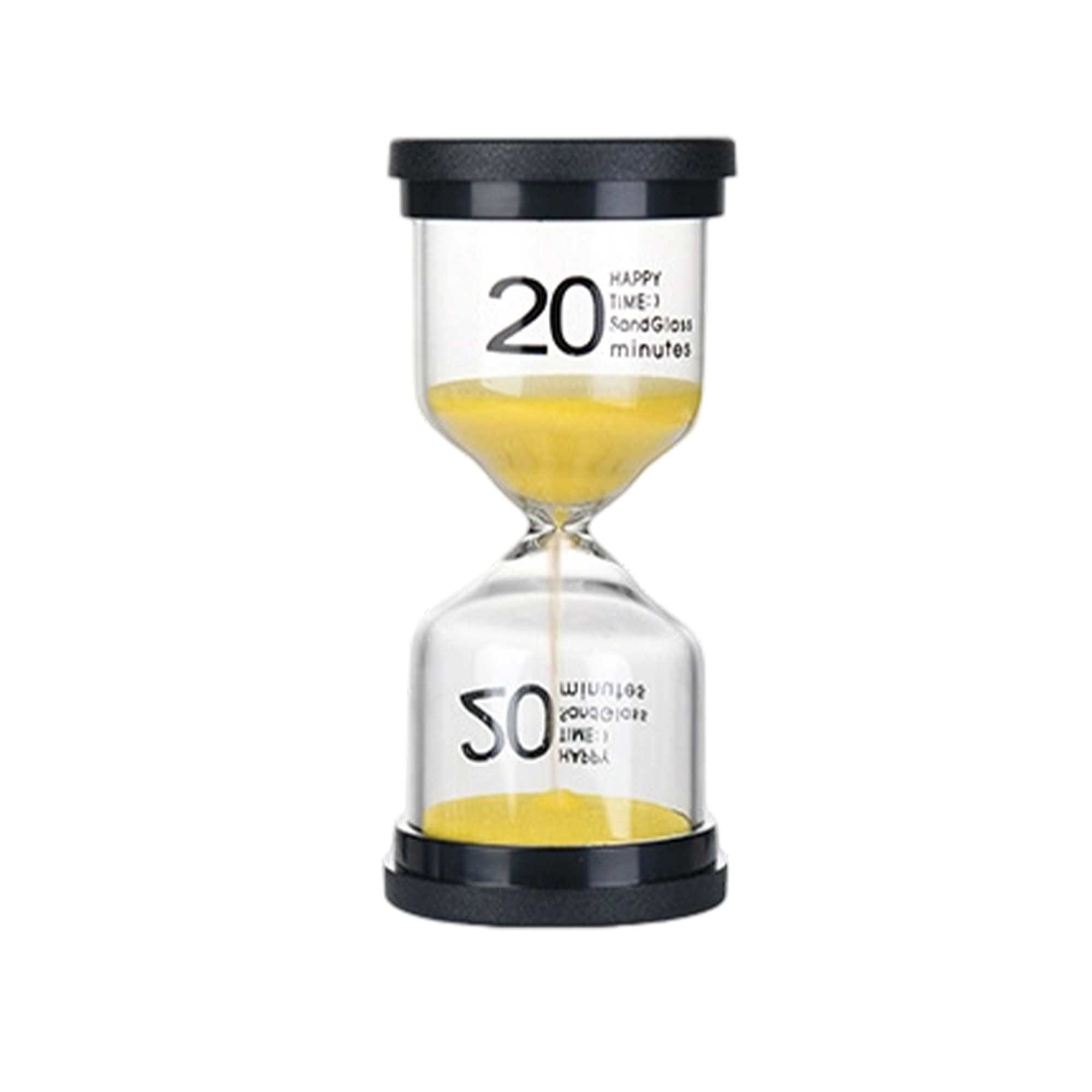 Glass Sand Timer Hourglass 3.9" By 1.8", custom clock with logo imprint 9