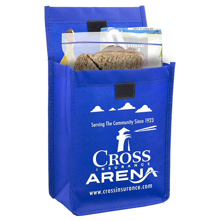 6-1/2"W x 9"H x 3 ½"Gusset - "BAG-IT" Value Priced Lightweight Lunch Tote Bag 23