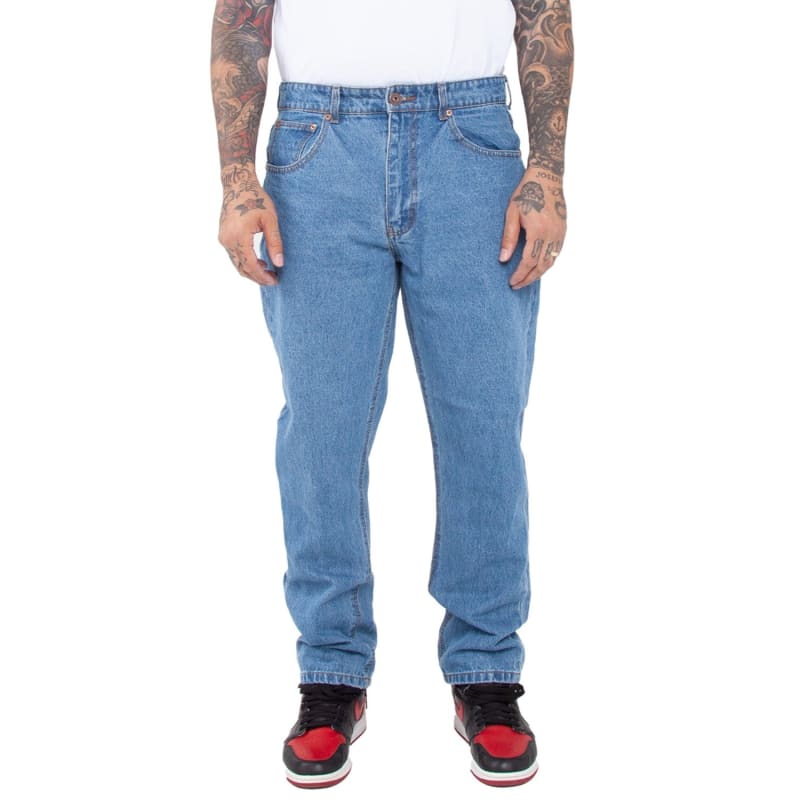 Shaka Wear Men's Raw Denim Straight-Leg Jean Pant 7