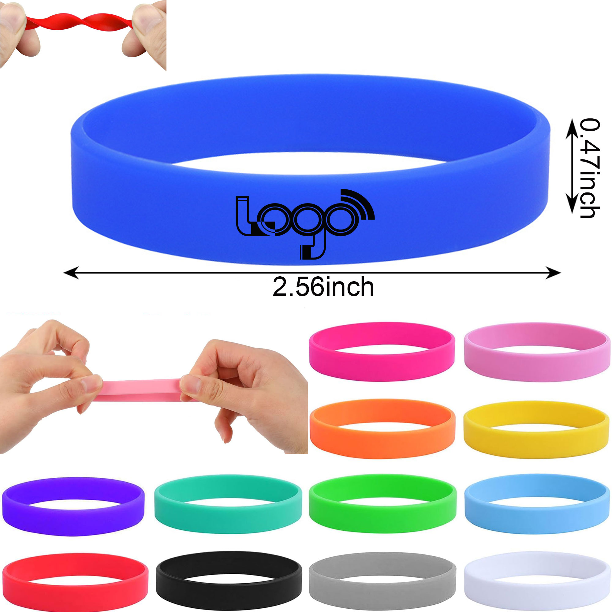 Custom Rubber Wristbands for Events 2