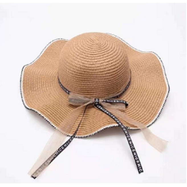 Female summer beach straw hat Korean 2