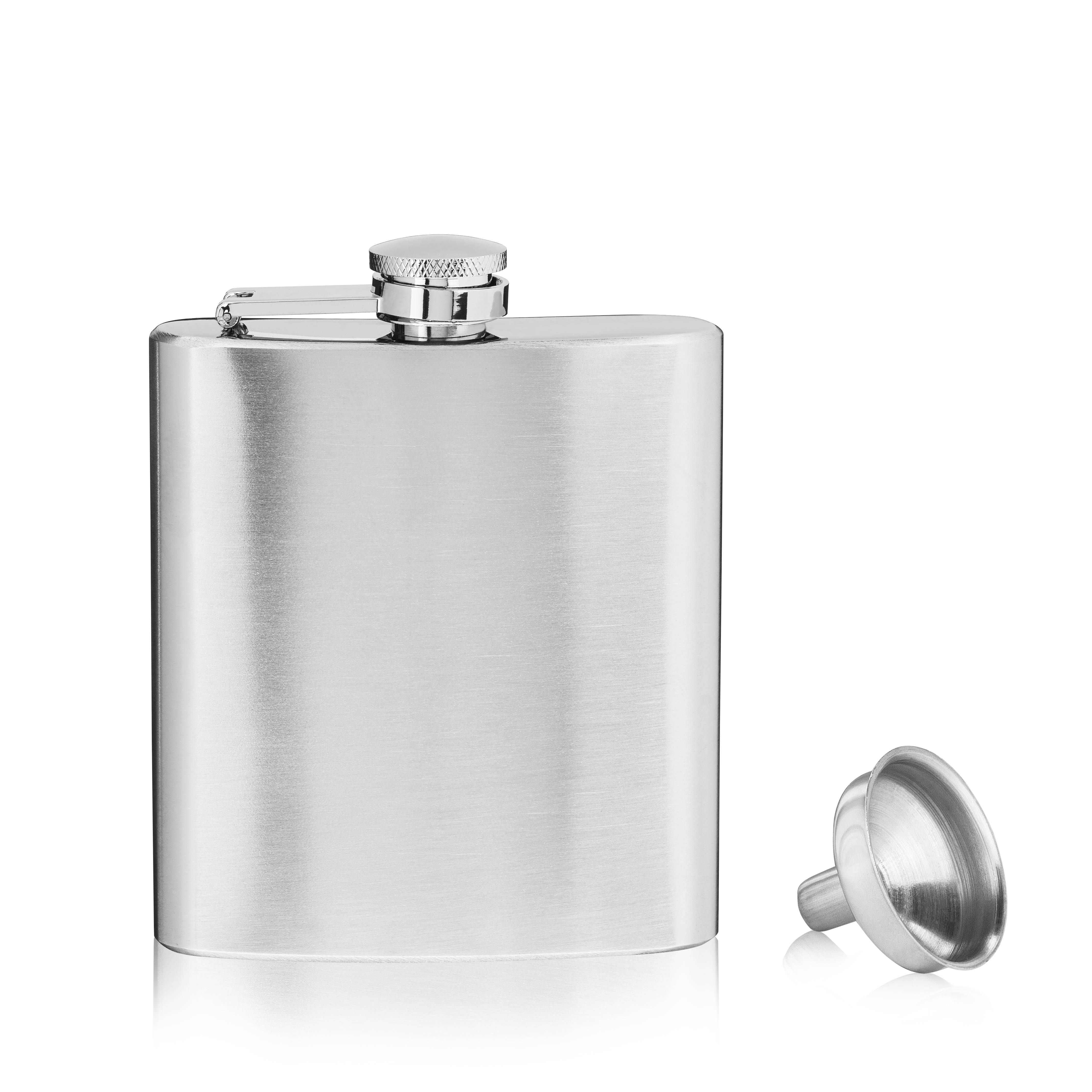 True® 6oz Stainless Steel Flask 7