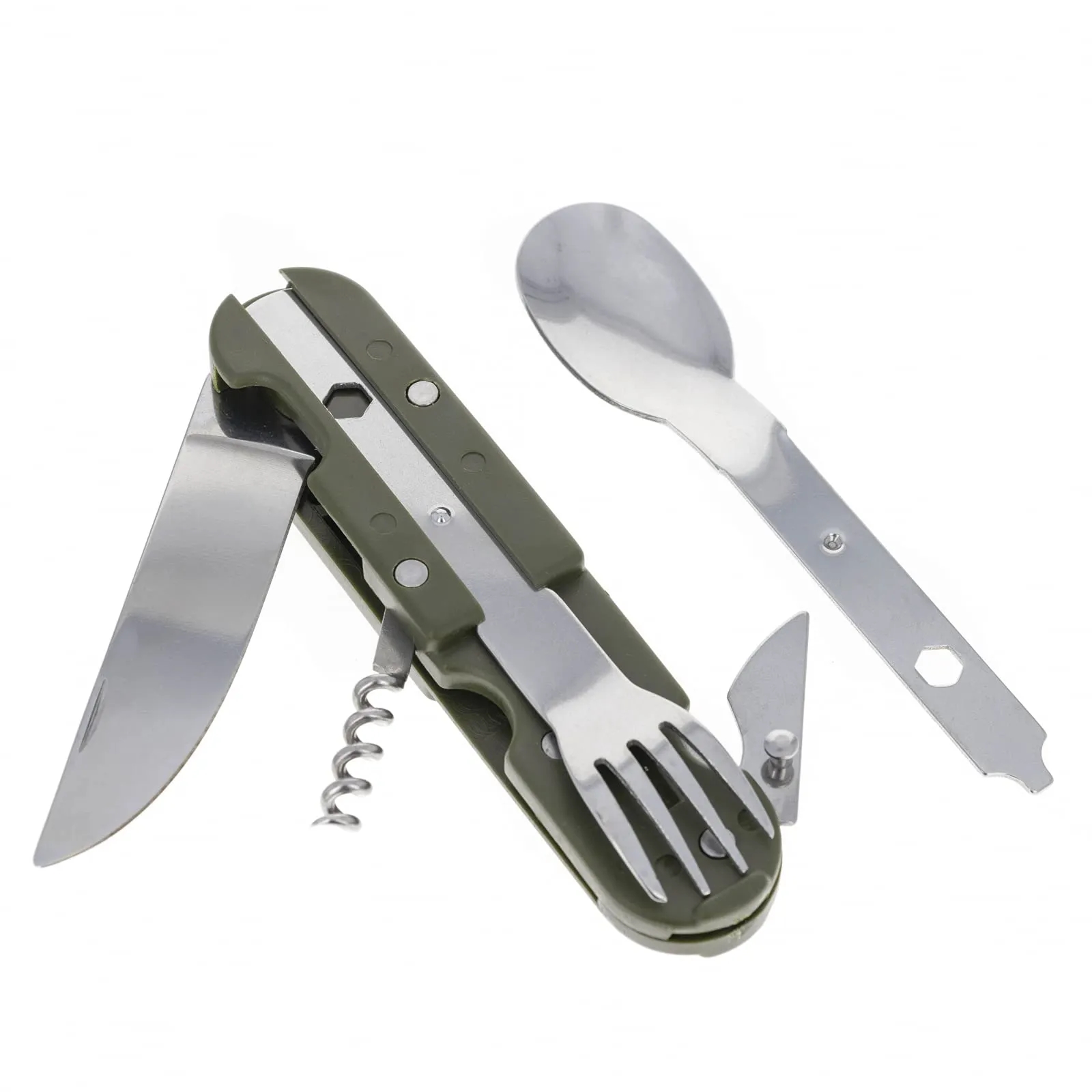 Stainless Steel Pocket Knife Fork Spoon Diner 3