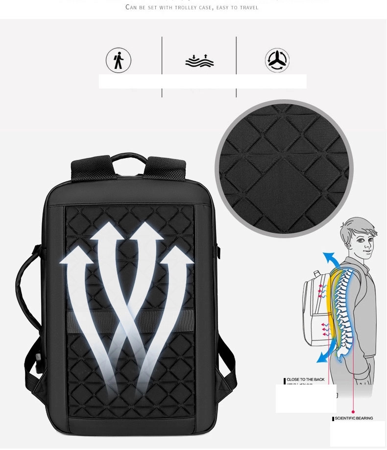 Custom Waterproof Travel Bags With USB Port 17