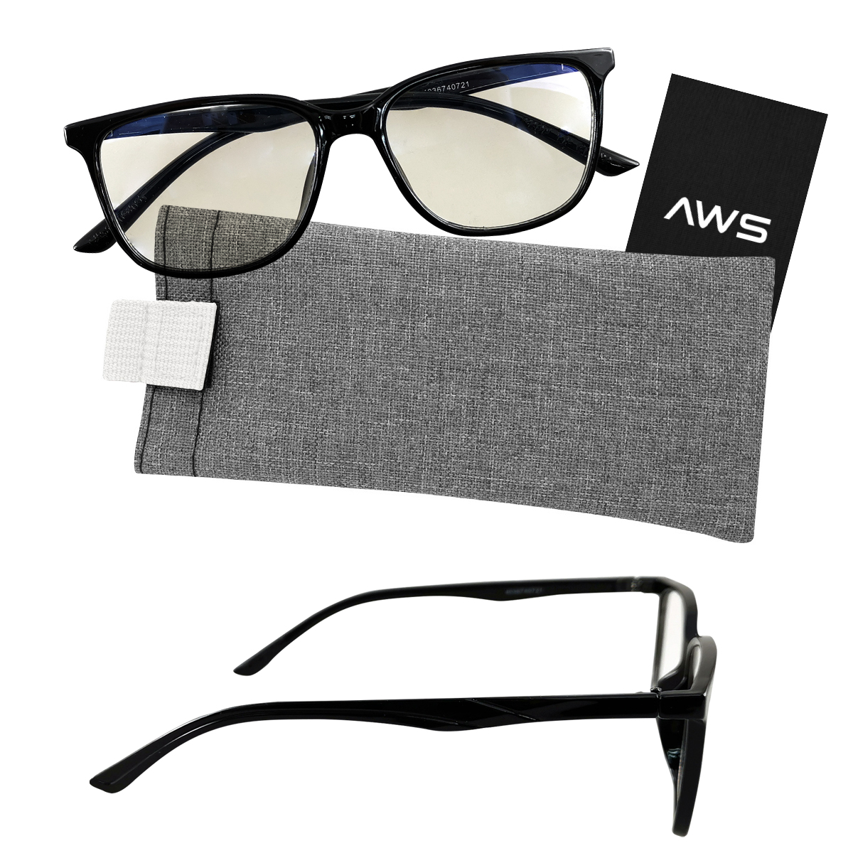 AWS Blue Light Blocking Glasses With Pouch 1