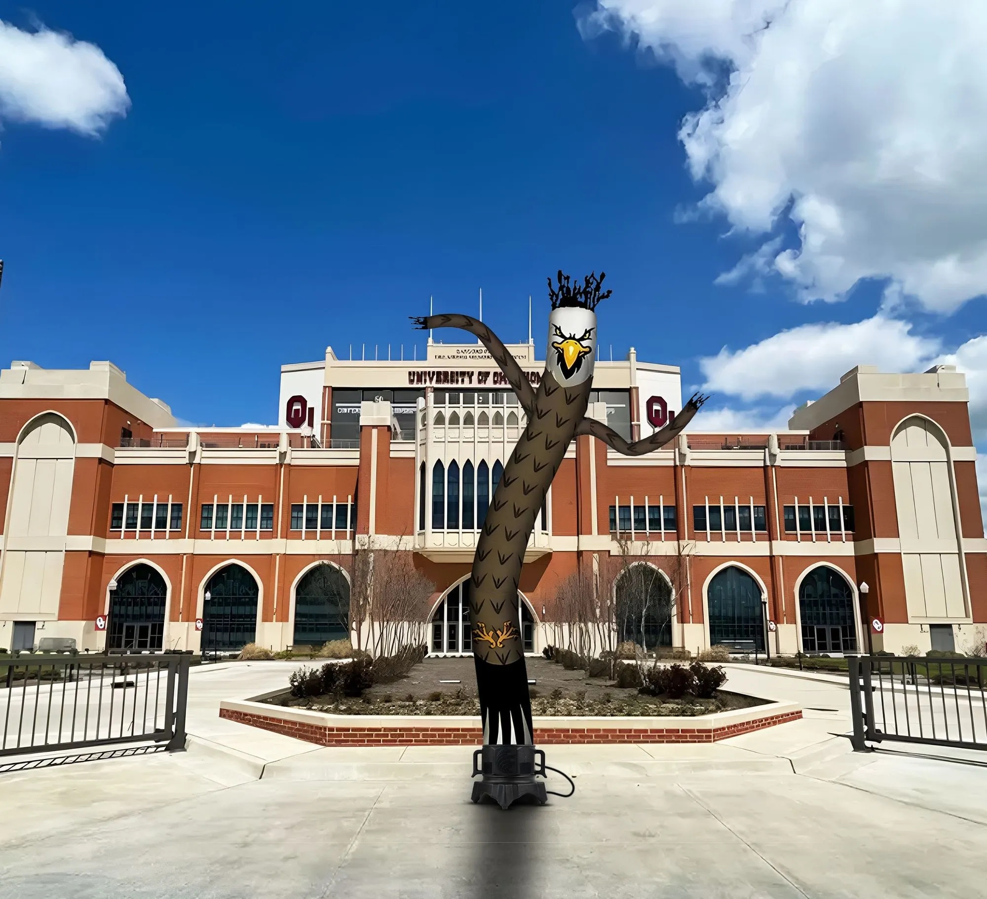 Eagle Inflatable Tube Man Mascot with Blower 10