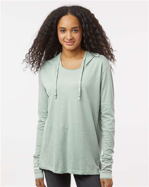 Women's Heathered Jersey Hooded Tunic - W19439 29