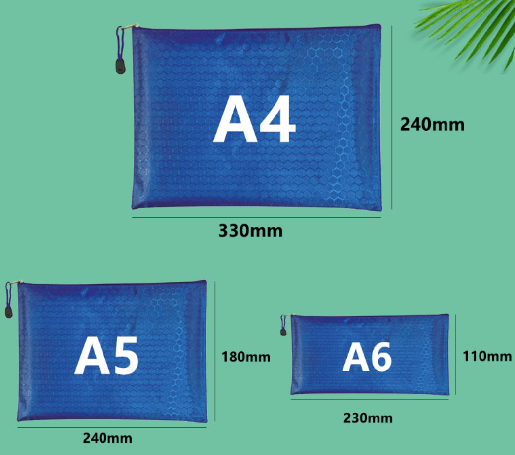 Oxford Cloth A4 Document Holder with Zip Close 2