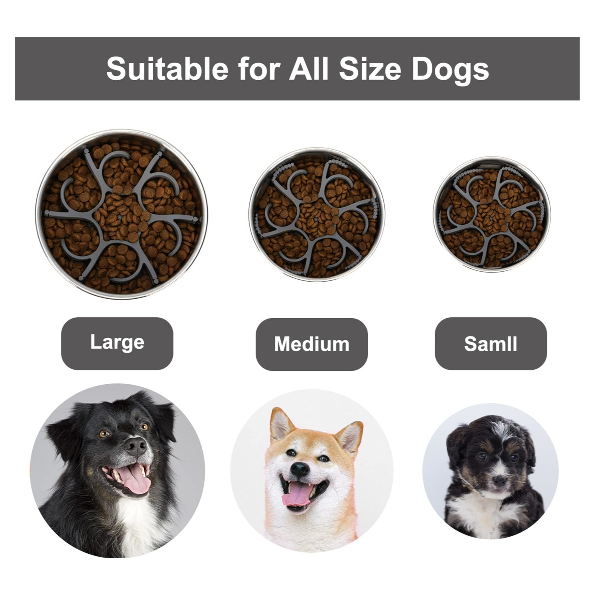Slow Feeder Insert Dog Bowls 5