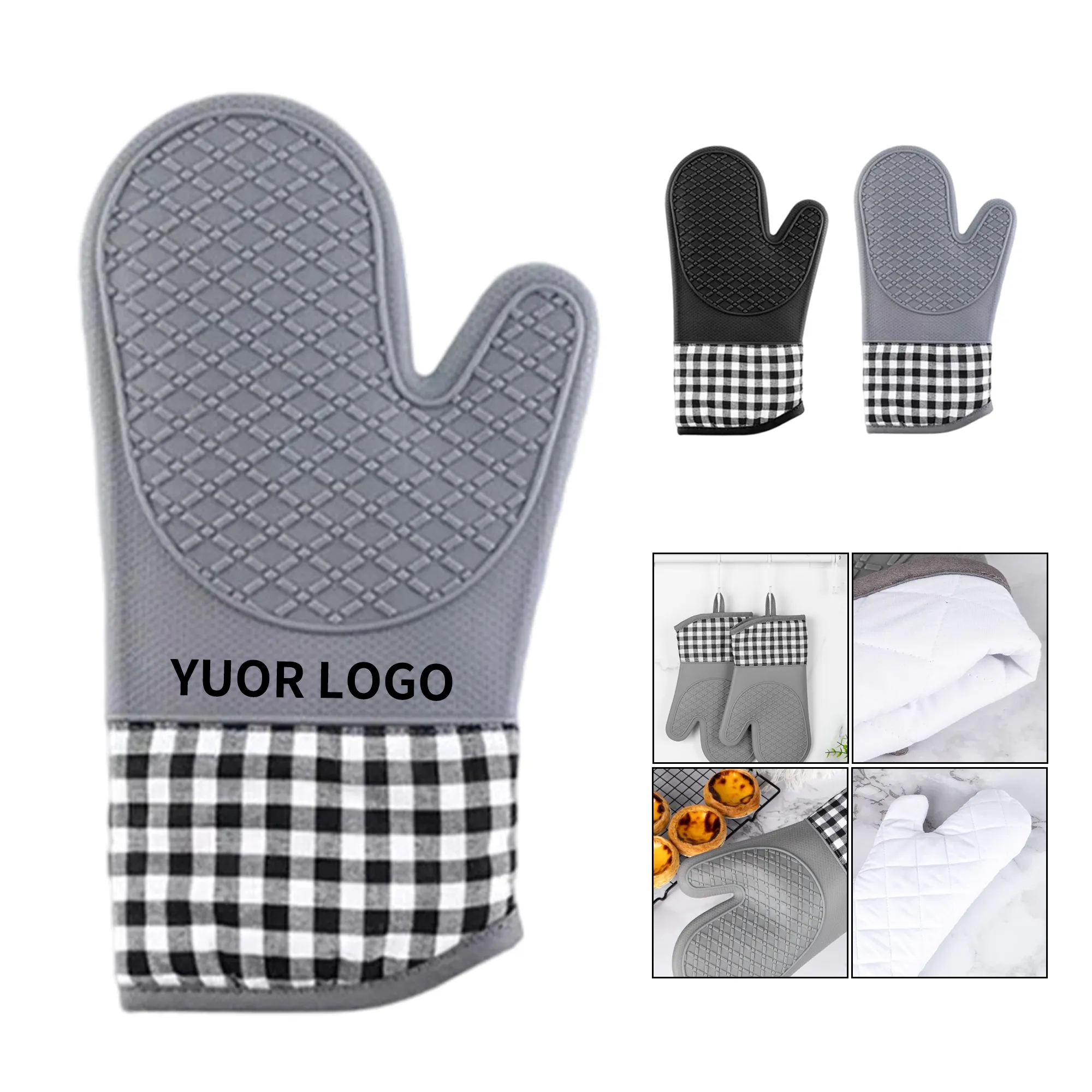 Heat-Resistant Silicone Oven Gloves 4