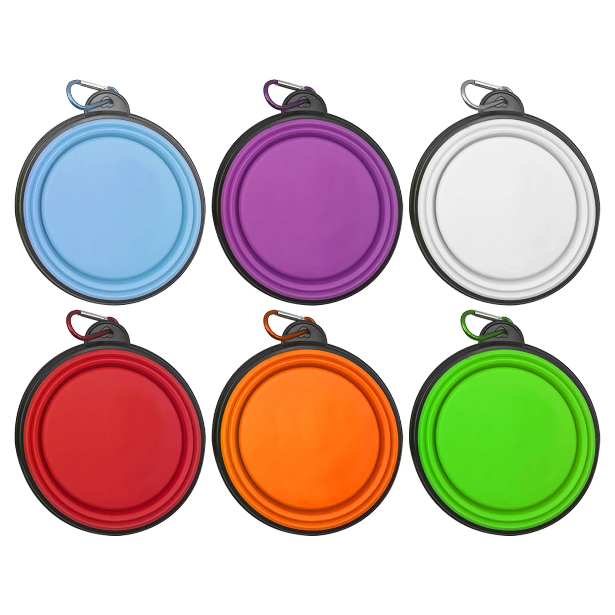 Collapsible Pet Bowl with Carabiner 2