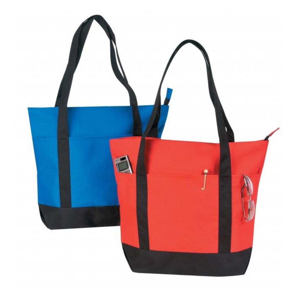 Poly Zippered Tote Bag 1