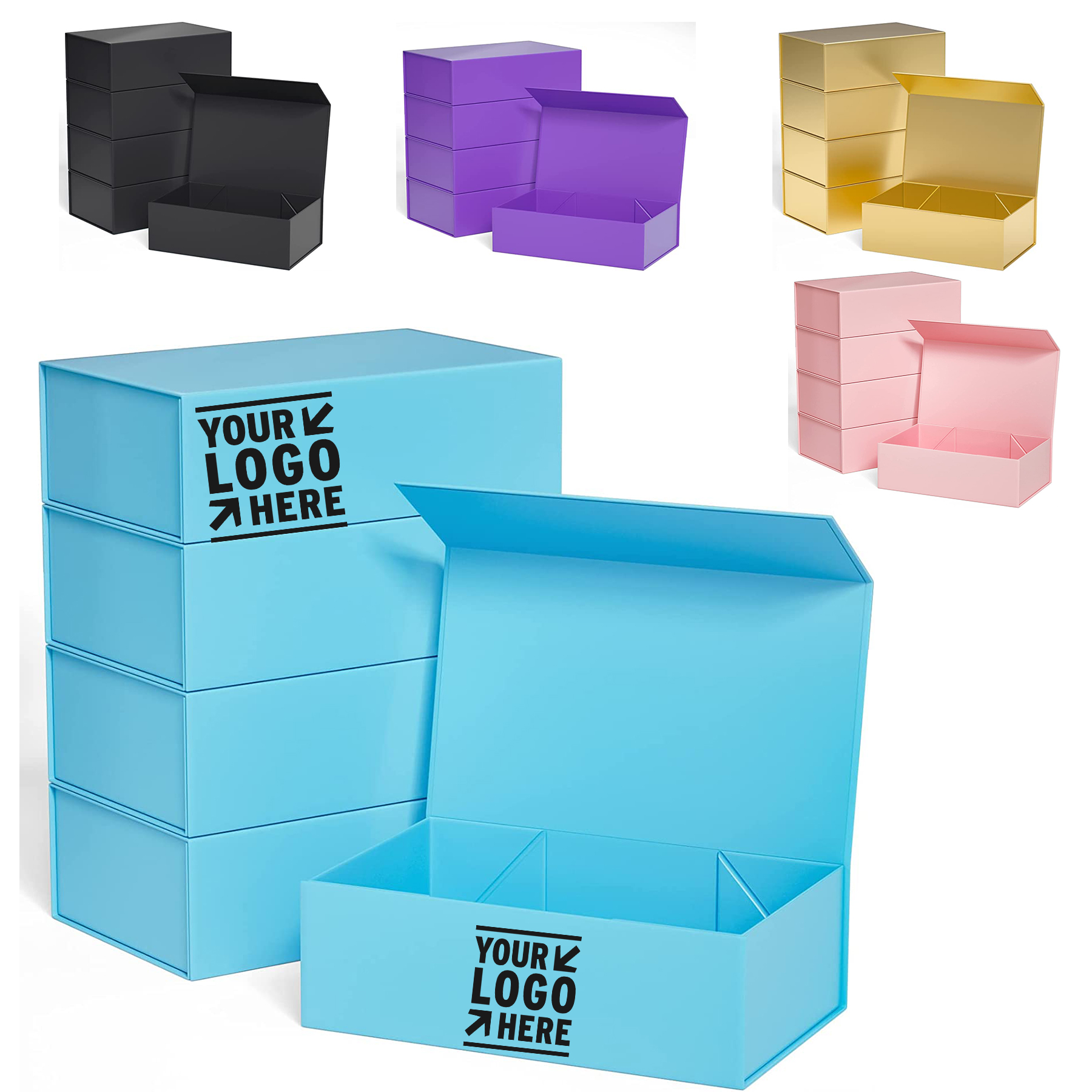 12" x 6" x 4" Gift Boxes  with Magnetic Closure Lid 2