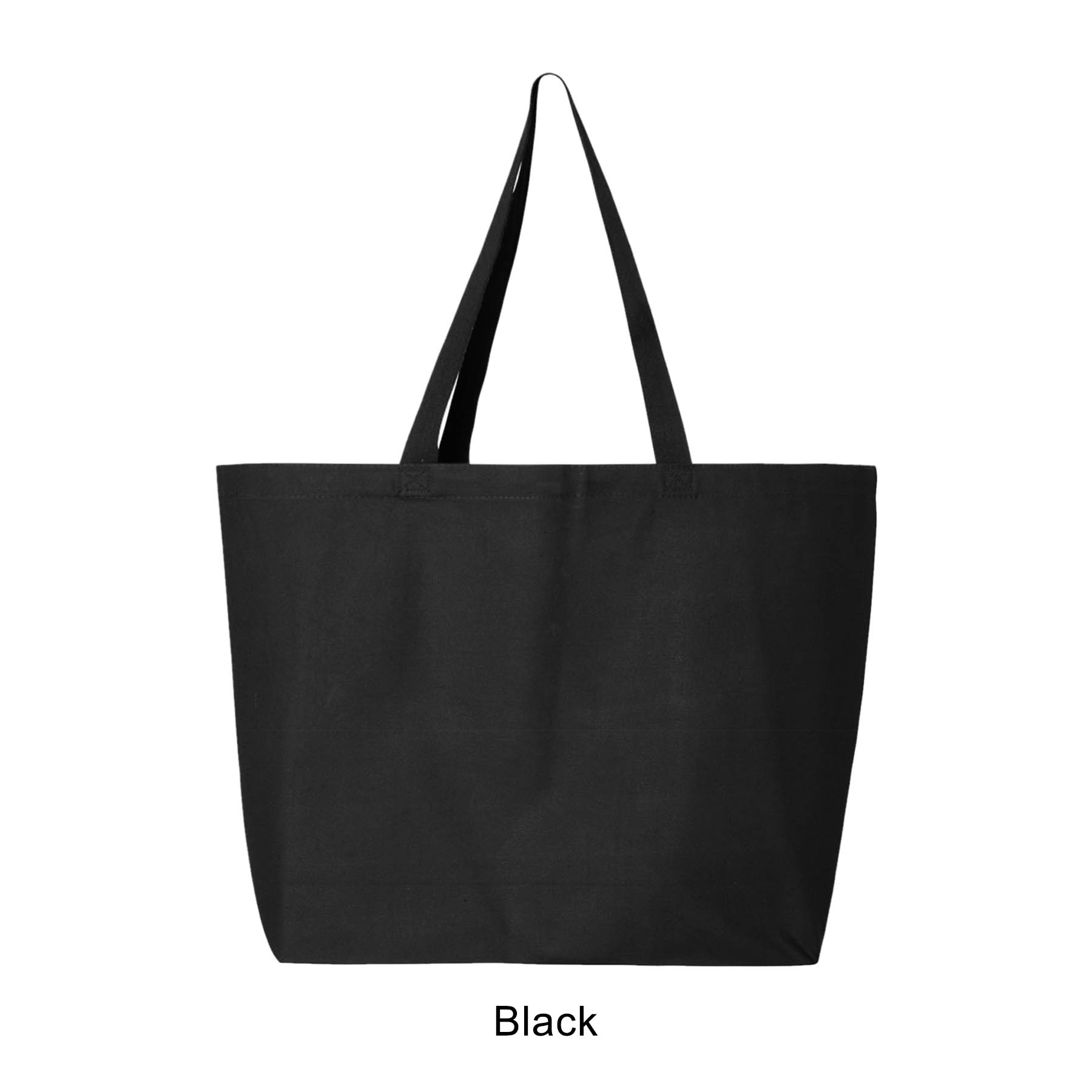 12 oz. 100% Heavy Cotton Canvas 25L Jumbo Tote Bag_R108BT 8