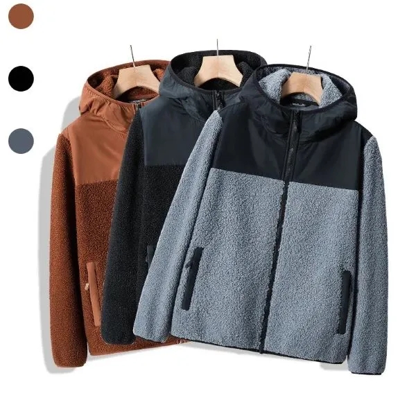 Customized Two Tone Fleece Jacket 5