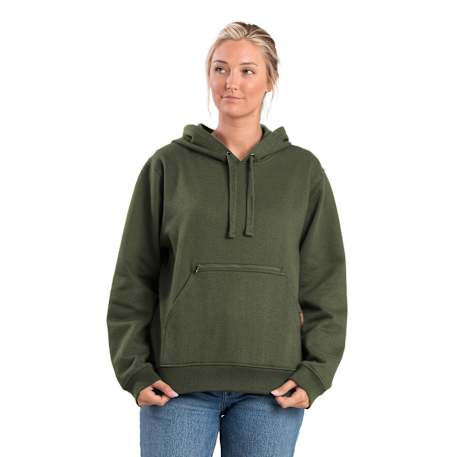 Berne Heritage Zippered Hooded Pullover Sweatshirt - Women's 23