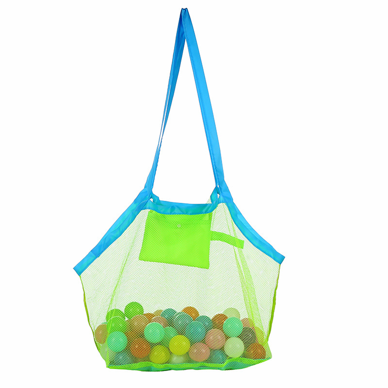 Mesh Foldable Beach Bag For Holding Beach Toys 2
